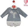 Conjunto bebe 2 piezas 'Twist' Del Sur 1031
