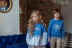 Sudadera niño azul cielo Miranda Textil