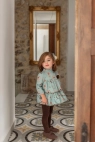 Vestido bebe verde agua Miranda 0504-v