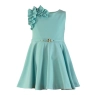 Vestido verde agua ceremonia Miranda 0338-v