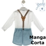 Conjunto bebe tirantes Yoedu