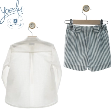 Traje con bermudas niño Yoedu