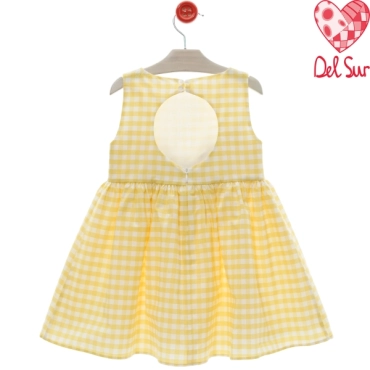 Vestido infantil ocre 'Barbados' Del Sur 