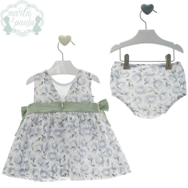 Vestido bebe con braguita 'Sagitario' Marta y Paula 0327