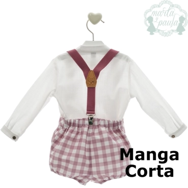 Conjunto bebe tirantes Marta y Paula 0260