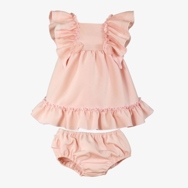 Vestido y braguita bebe Miranda Textil