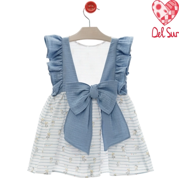 Vestido niña 'Santorini' Del Sur