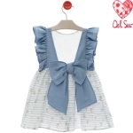 Vestido niña 'Santorini' Del Sur 0557