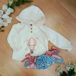 Conjunto blanco niña Monpetit Bonbon IM147