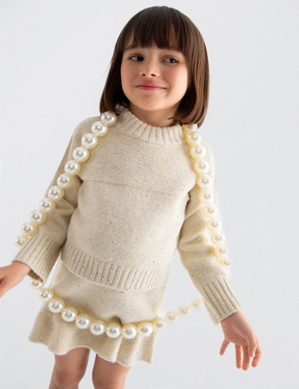 Conjunto jersey tricot y falda Abel y Lula 
