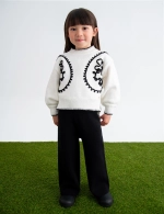 Conjunto niña blanco y negro Abel y Lula 5729