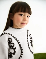 Conjunto niña blanco y negro Abel y Lula 5729