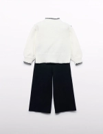 Conjunto niña blanco y negro Abel y Lula 5729