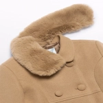 Abrigo paño camel Abel y Lula 5846