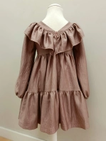 Vestido ceremonia rosa Atelier de Candela 26110