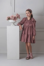 Vestido ceremonia rosa Atelier de Candela 26110