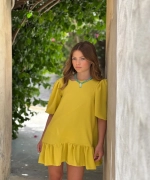 Vestido pistacho Eve Children 7722ve