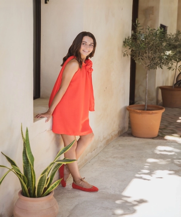 Vestido rojo verano Eve Children 7703ve