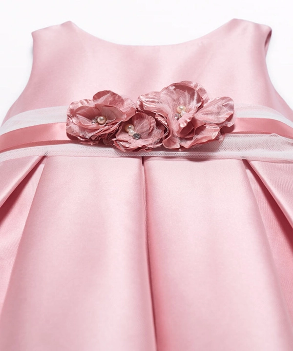 Vestido mikado rosa Abel y Lula 5030