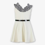Vestido niña blanco roto Miranda 0300v