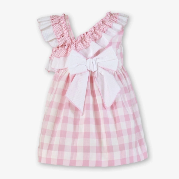 Vestido niña rosa Miranda 0602v
