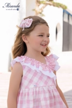 Vestido niña rosa Miranda 0602v