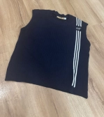 Conjunto 3 piezas chaleco, bombacho y blusita 