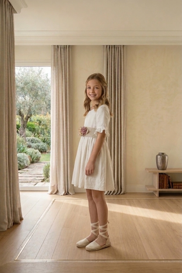 Vestido manga francesa Lilus