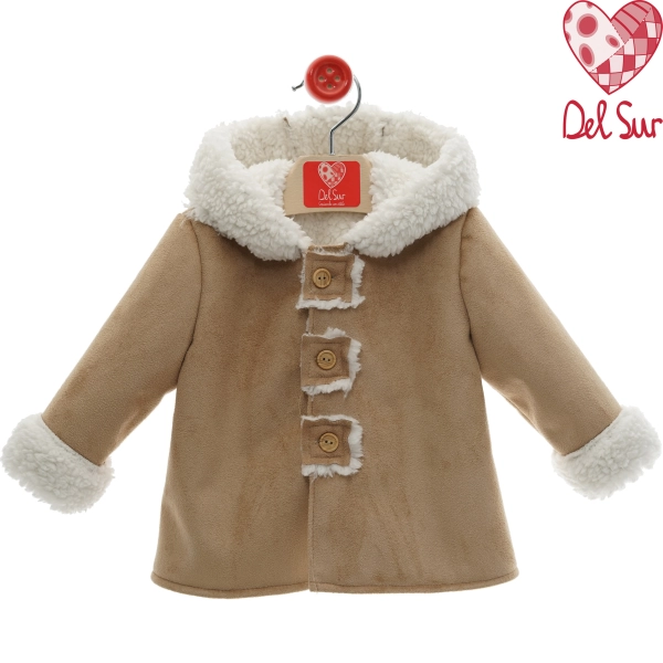 Abrigo bebe 'Doble Faz' Del Sur camel 3990