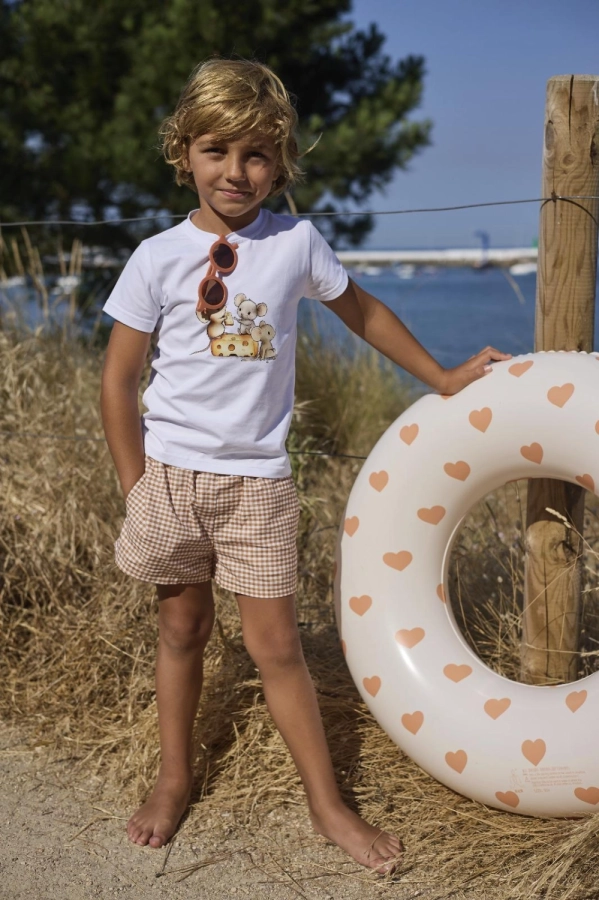 Boxer algodón camel 'Mini Martinica' La Martinica 10949