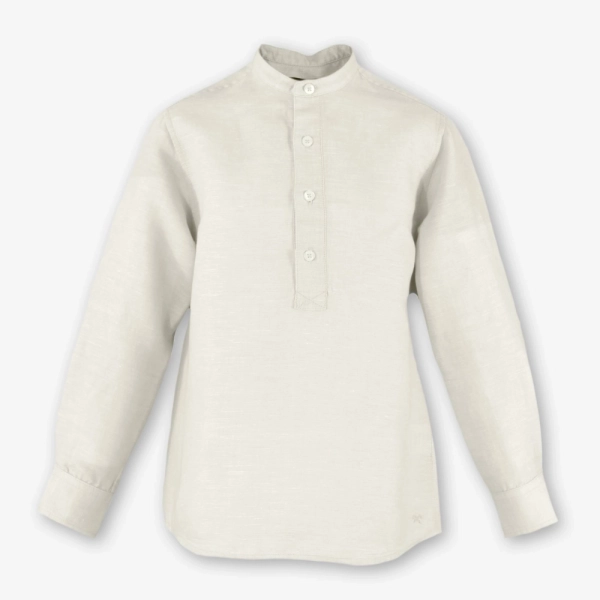 Camisa beig lino Miranda 1315