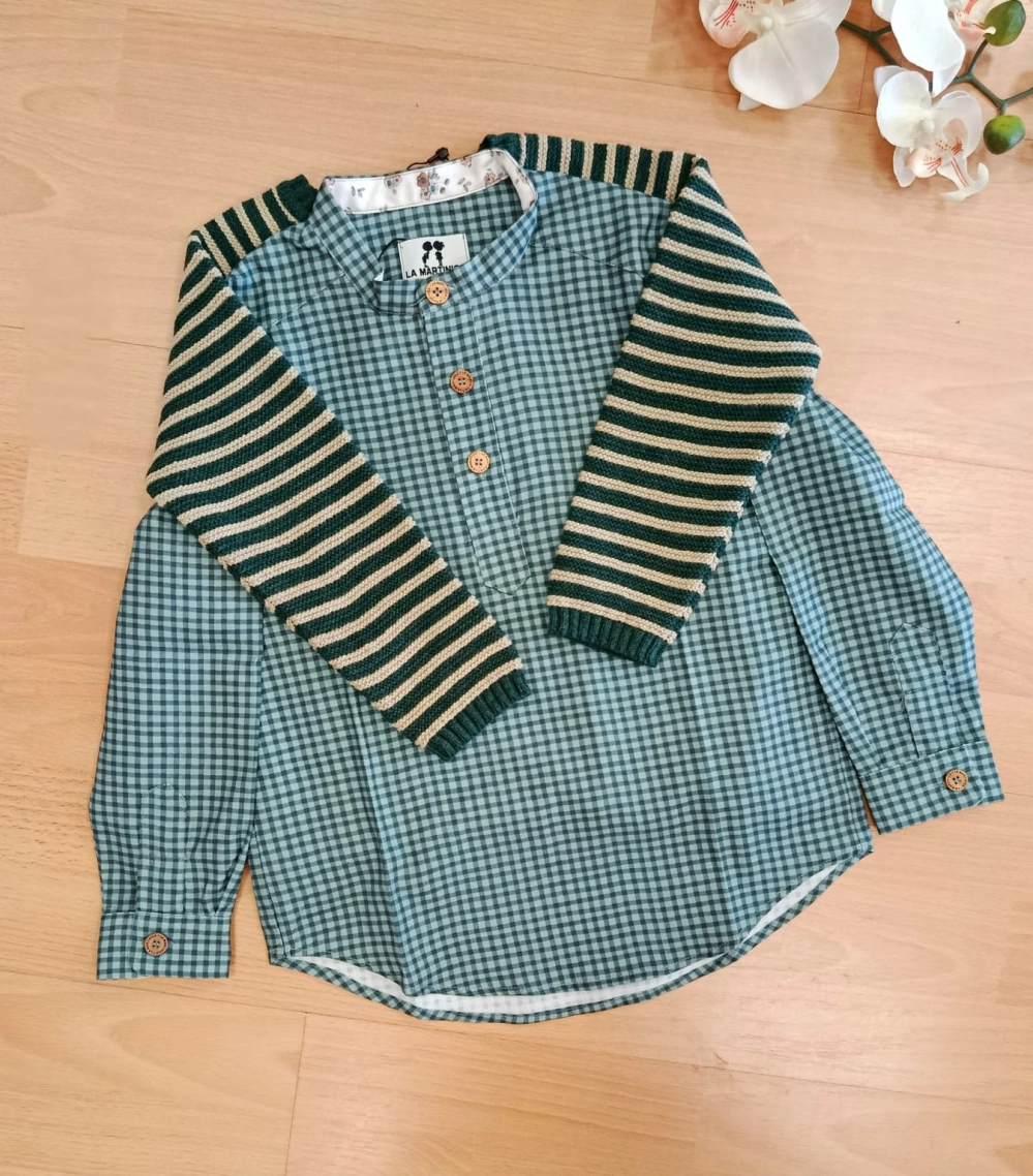 Camisa y sueter 'Petit&Flower' La Martinica 