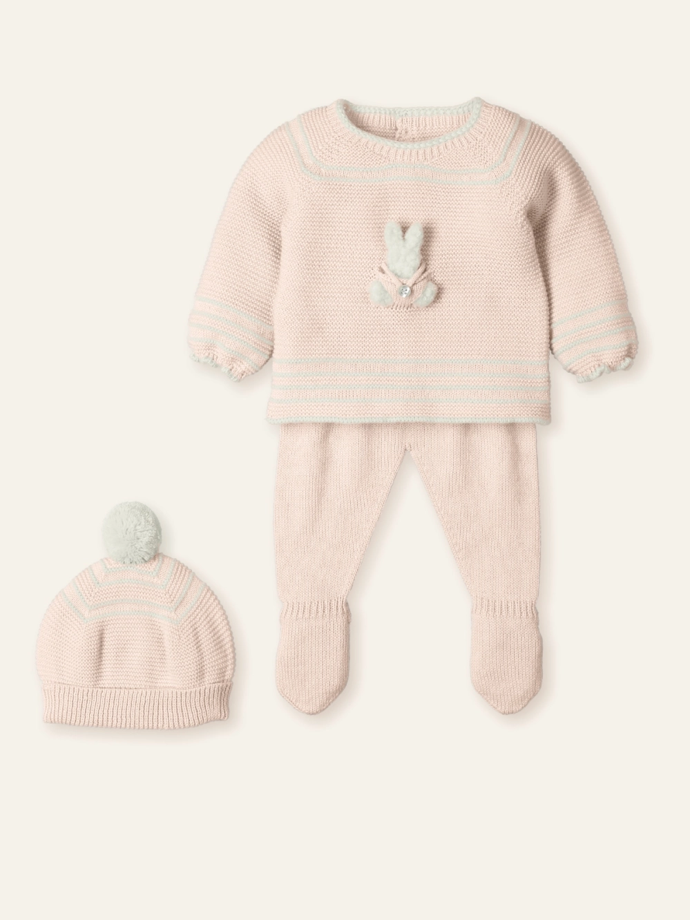 Conjunto 3 piezas 'Conejitos' Mac Ilusión 9809