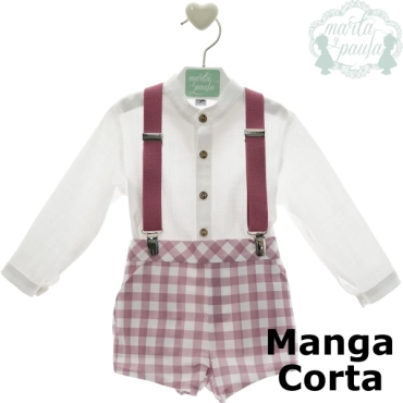 Conjunto bebe tirantes Marta y Paula 0260