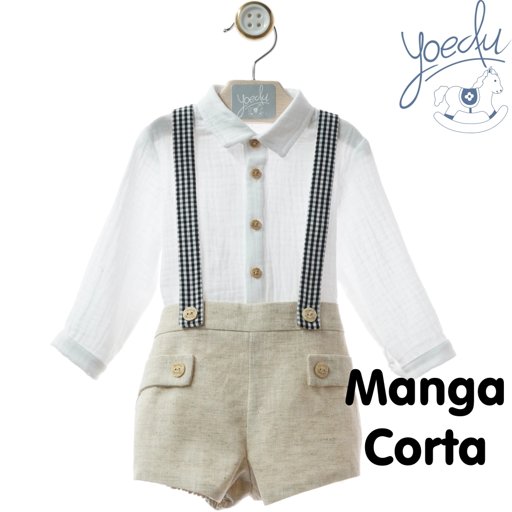 Conjunto bebe tirantes Yoedu 0250