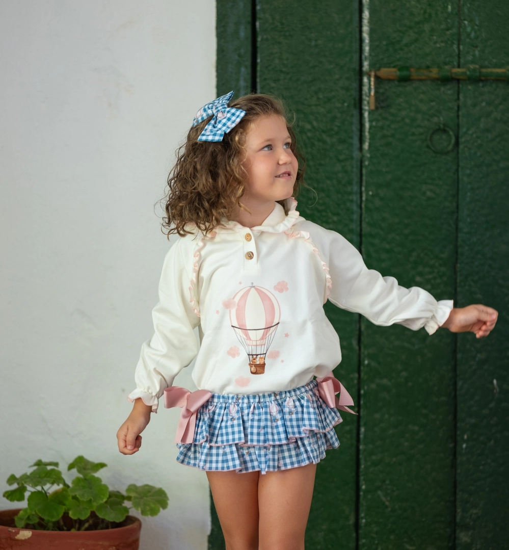 Conjunto blanco niña Monpetit Bonbon IM147