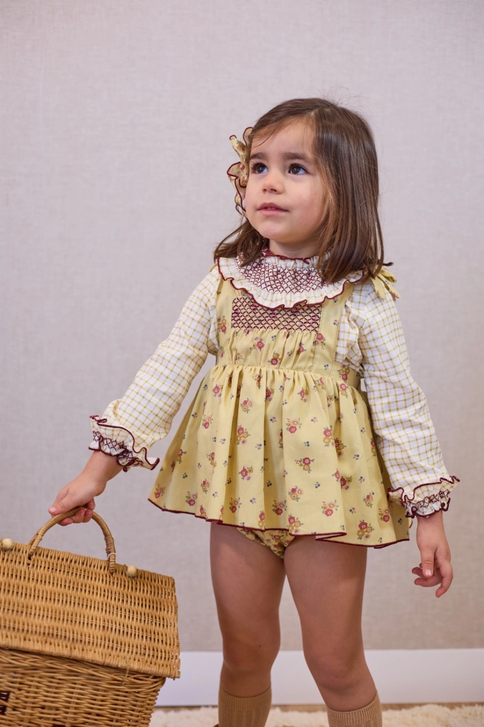 Conjunto blusa y ranita 'Real' La Martinica 9994g