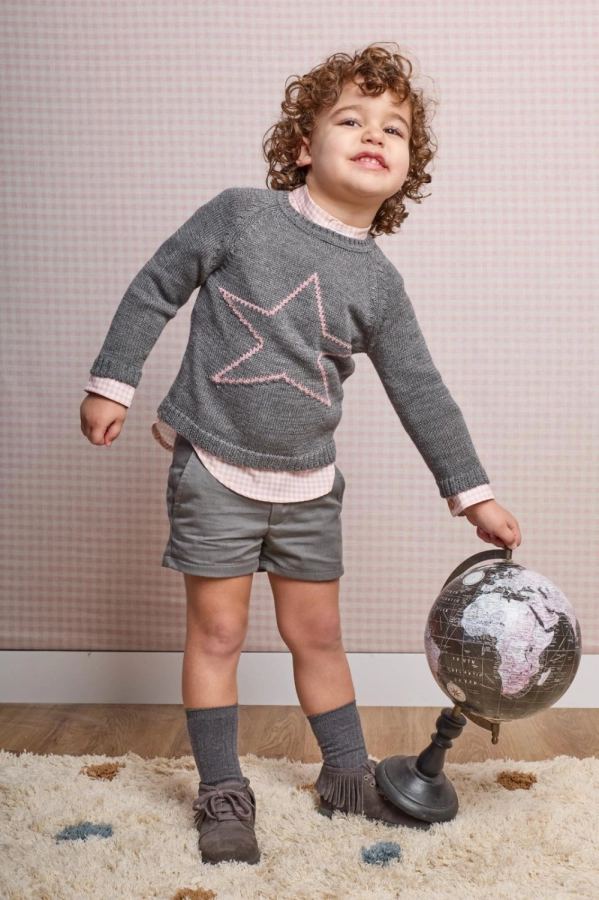 Conjunto camisa y jersey niño 