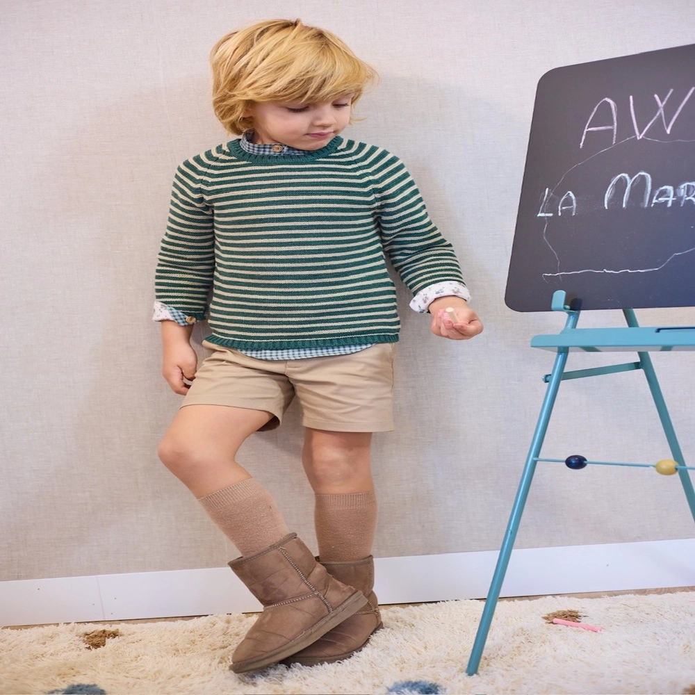 Conjunto camisa y jersey ' Petit&Flower' La Martinica 