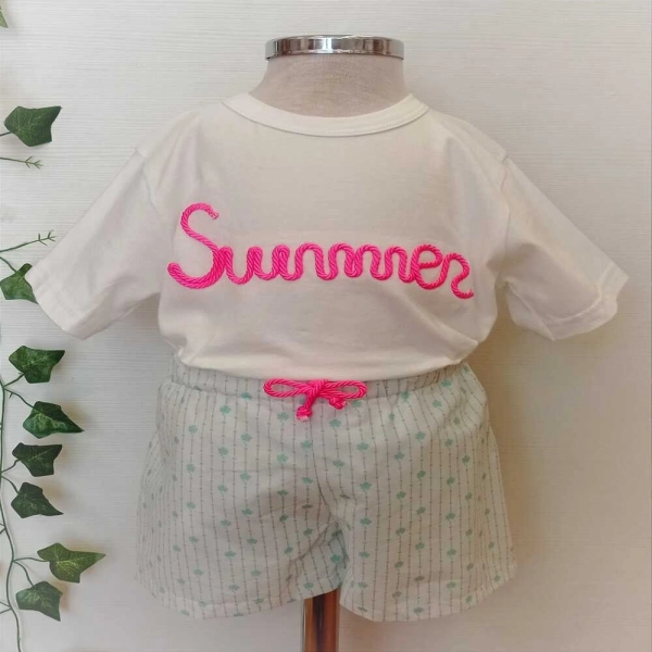 Conjunto camiseta y bermuda Pio pio vp637