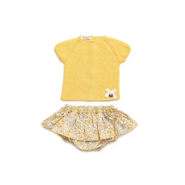 Conjunto florecitas Juliana