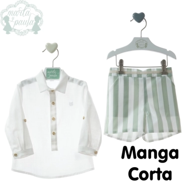 Conjunto manga corta Marta y Paula 0251