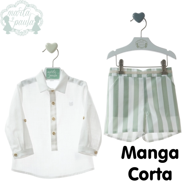 Conjunto manga corta Marta y Paula 0251