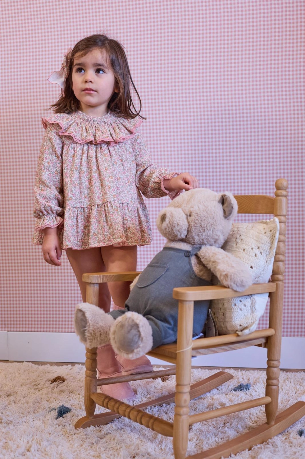 Conjunto niña ' Caperucita Roja' La Martinica 10087g