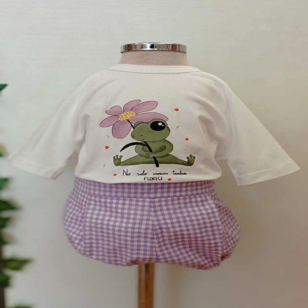 Conjunto niño ranita Pio pio vp618