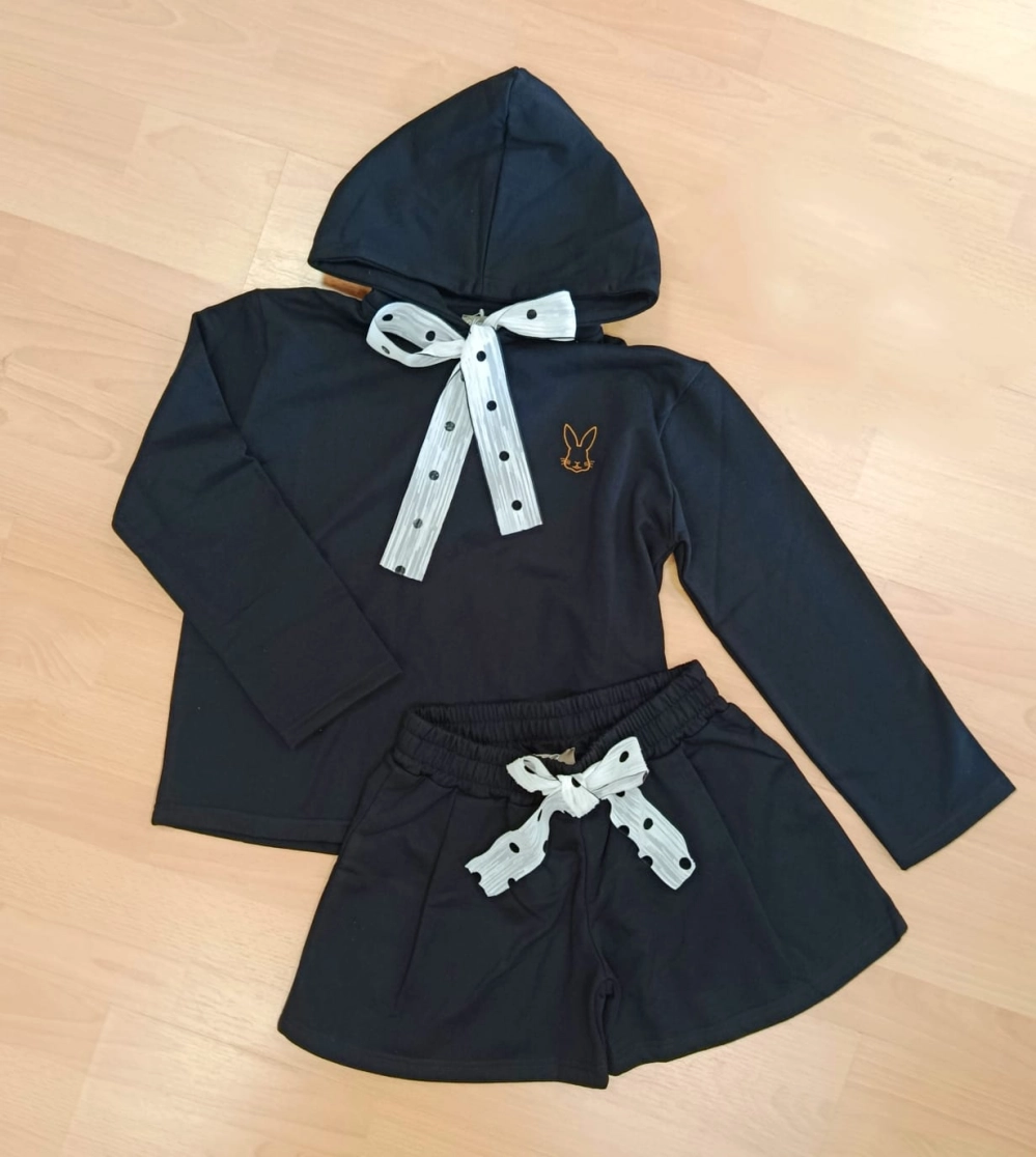 Conjunto sudadera y short Mon petit Bonbon im094