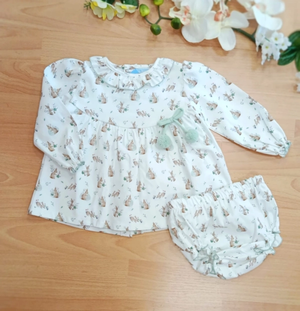 Jesusito y culotte 'Conejitos' Mac Ilusión 9872