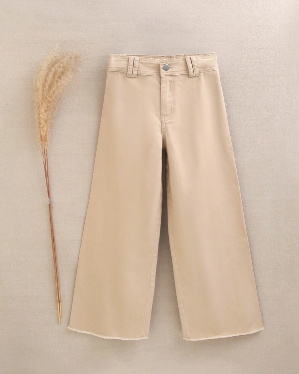 Pantalon ancho beige Dadati 1345
