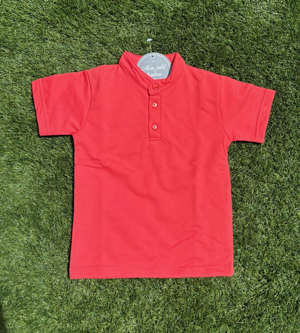 Polo coral Mon Petit Bonbon
