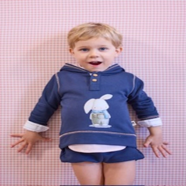 Sudadera conejitos 'Pedacitos de mi' La Martinica 9939p